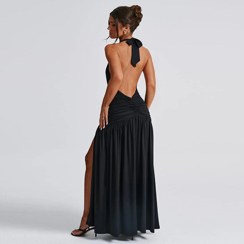 Sexy V- Maxi Dress