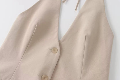 Backless vest